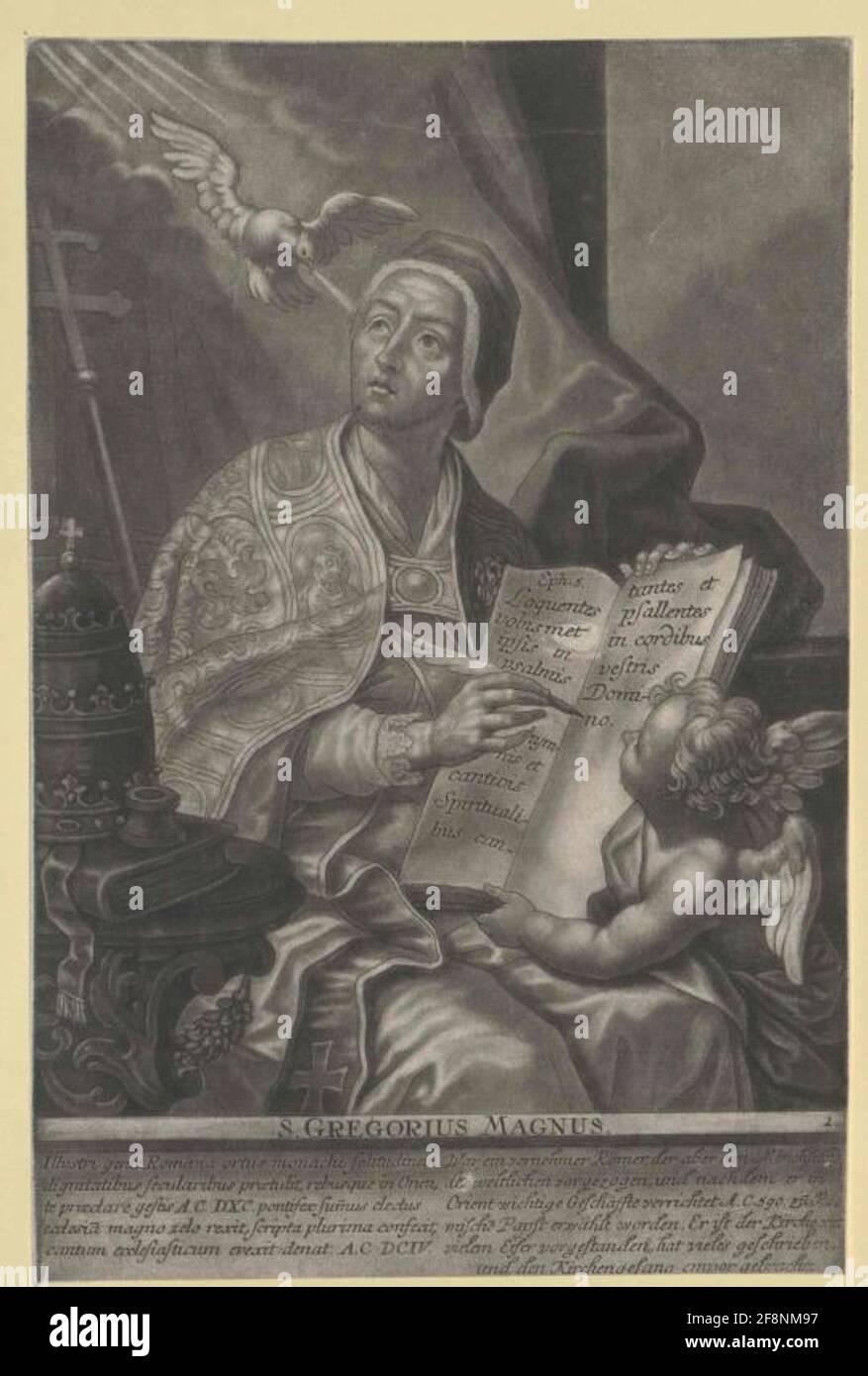 Gregor I. il grande, papà. Foto Stock