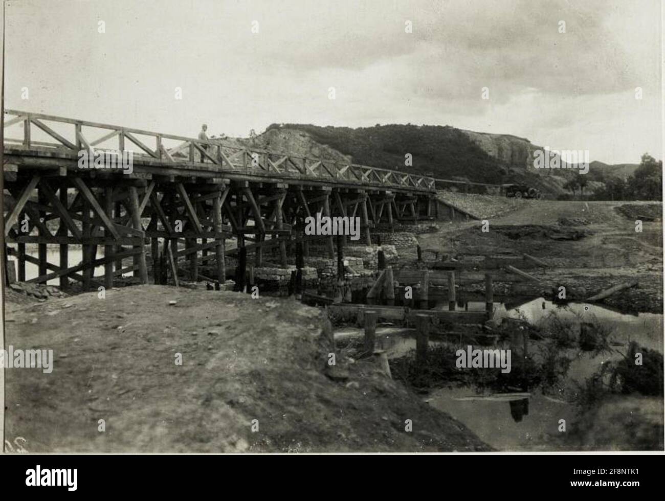 Sud.Stryjbrück a Synovucko. . Foto Stock