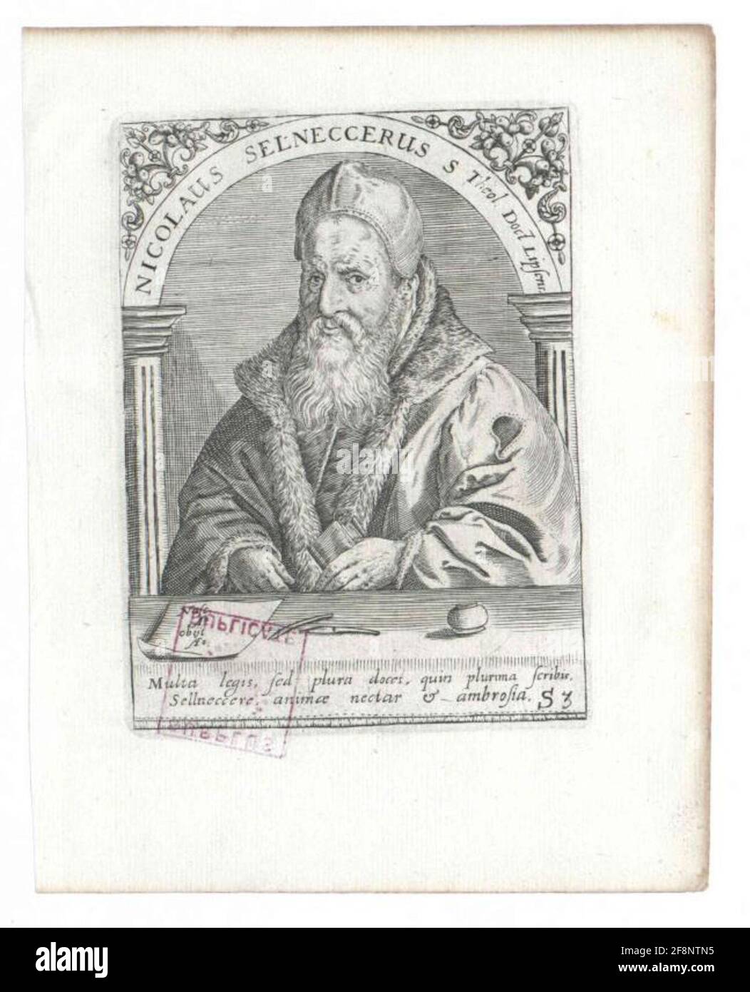 Nikolaus Editore: Ammon, Johannstecher: Bry, Johann Theodor Deverlay Sort: Frankfurt (Main) Foto Stock