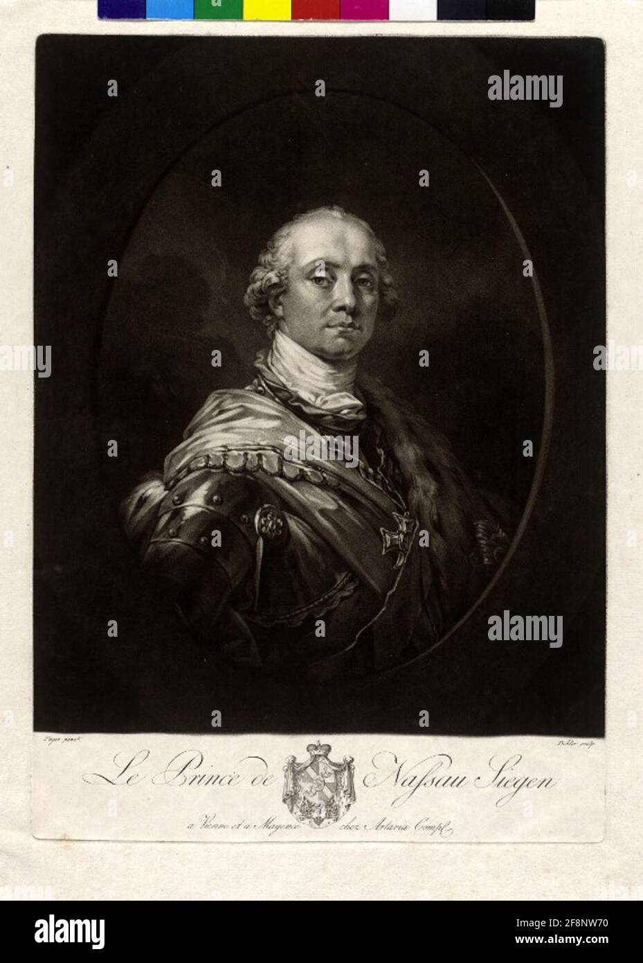 Karl Heinrich Nikolaus otto, 'Principe' di Nassau-Siegen. Foto Stock