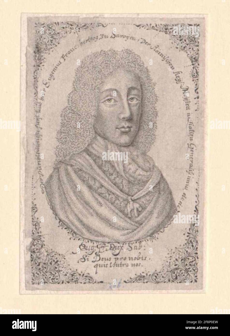 Eugen, Principe di Savoia-Carignan 1680/1690 Foto Stock