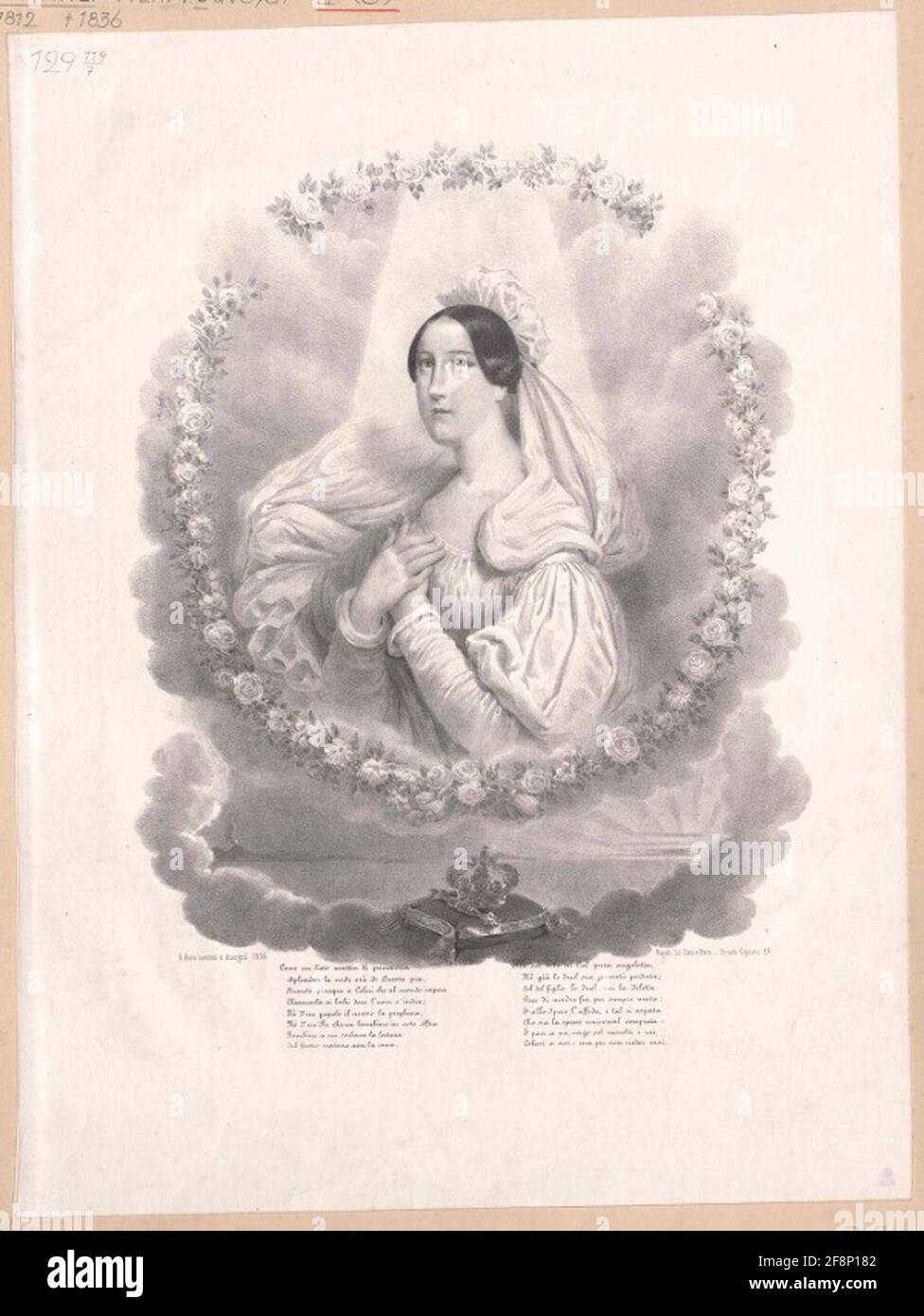 Christine, principessa di Savoia. Foto Stock