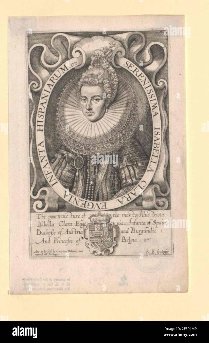 Isabella Klara Eugenia, Infantin di Spagna. Foto Stock