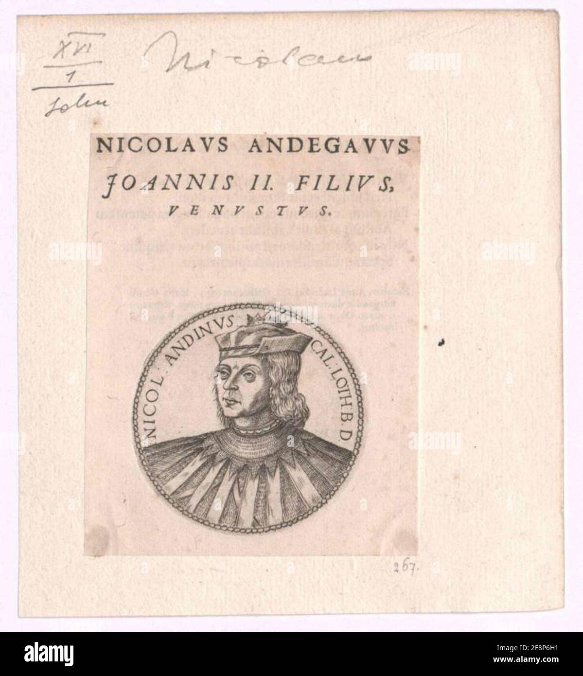 Nikolaus i di Angiò, Duca di Lorena. Foto Stock