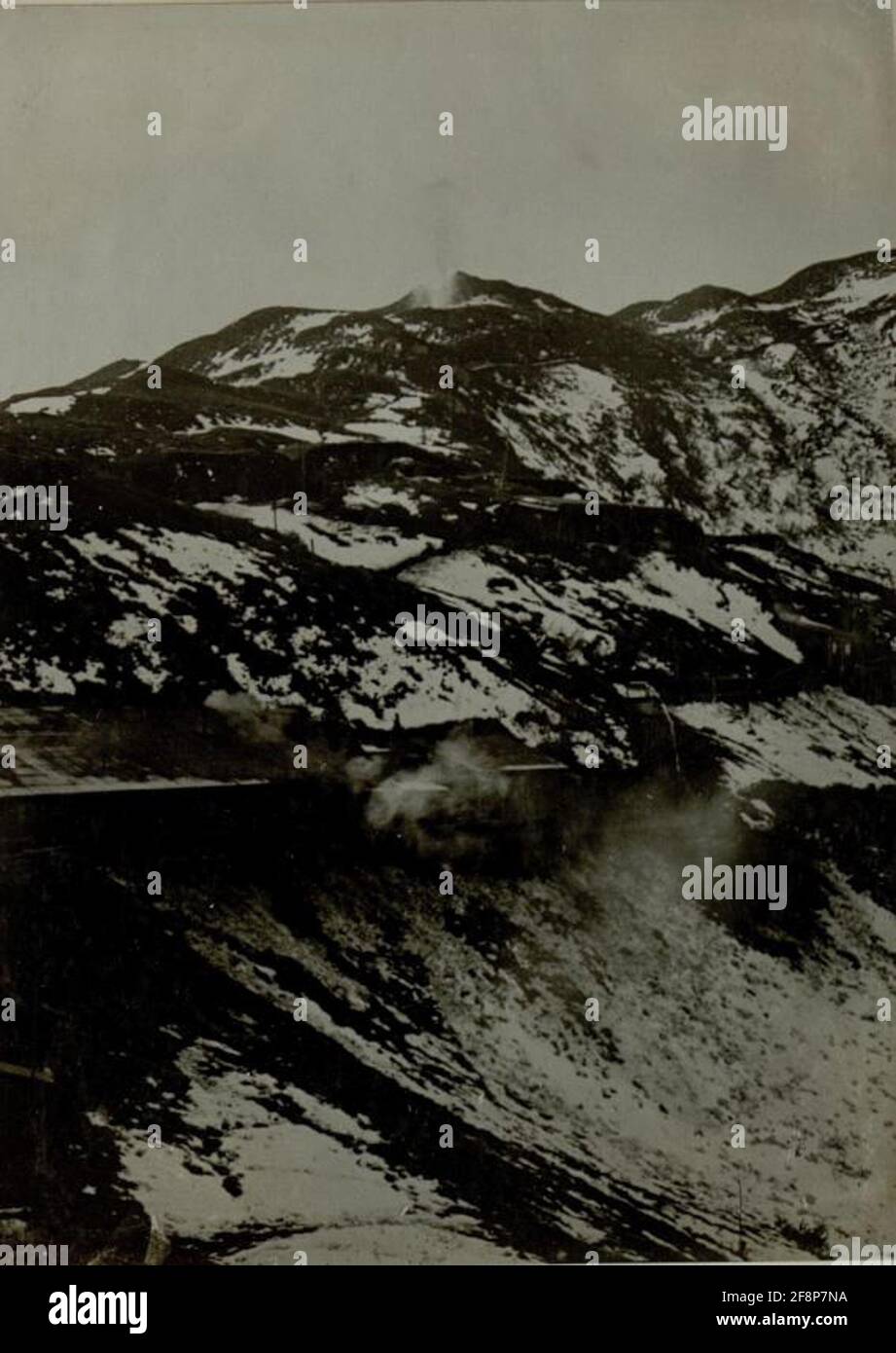 BATT.ration 1 / R.F.H.R. 94 Stpt: Art.Grup.KMDO.Berterjoch. Vista del sud. . Foto Stock