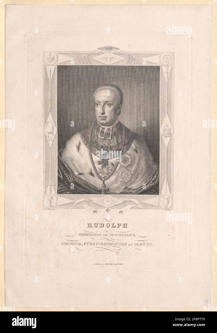 Rudolf, Arciduca d'Austria. Foto Stock