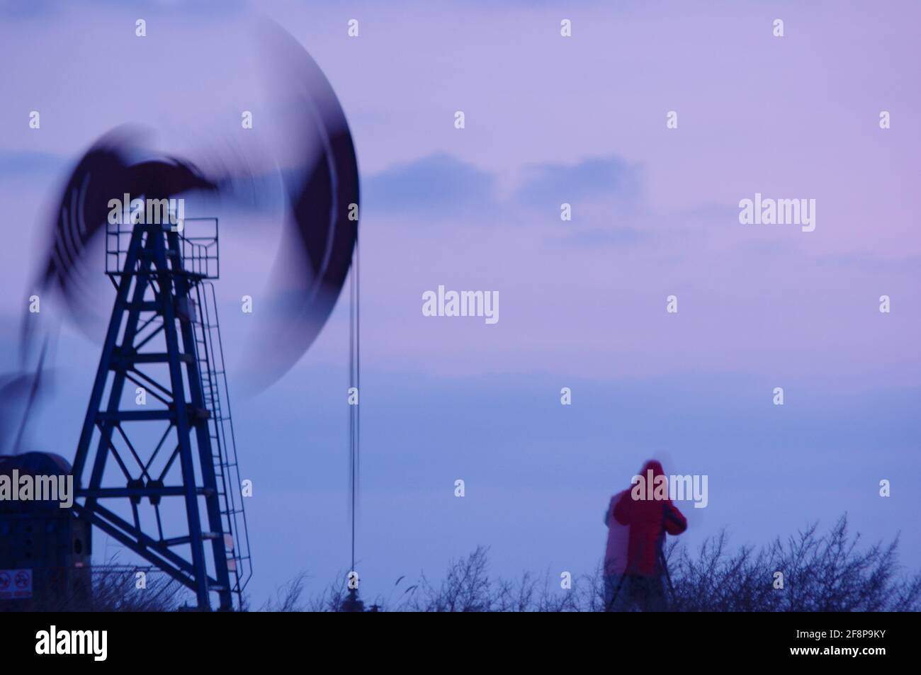 Dongying Oilfield, Provincia di Shandong, Cina Foto Stock