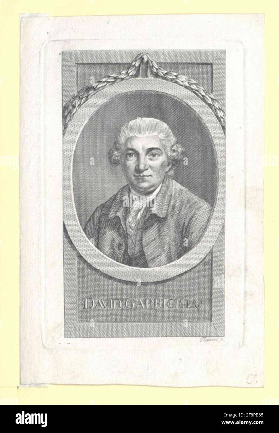 Garrick, David Stecher: Thoenert, Medardus Foto Stock