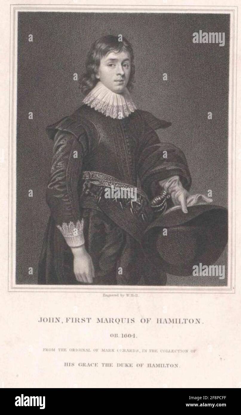 Hamilton, Guglielmo Duca di . Foto Stock