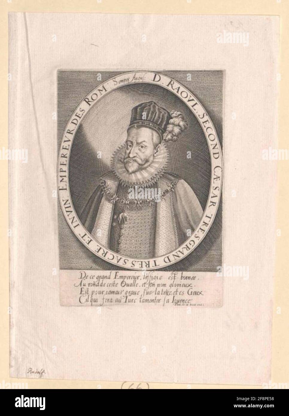 Rudolf II, imperatore romano-tedesco Editore: Lahouve, Paul DE (1637) Foto Stock