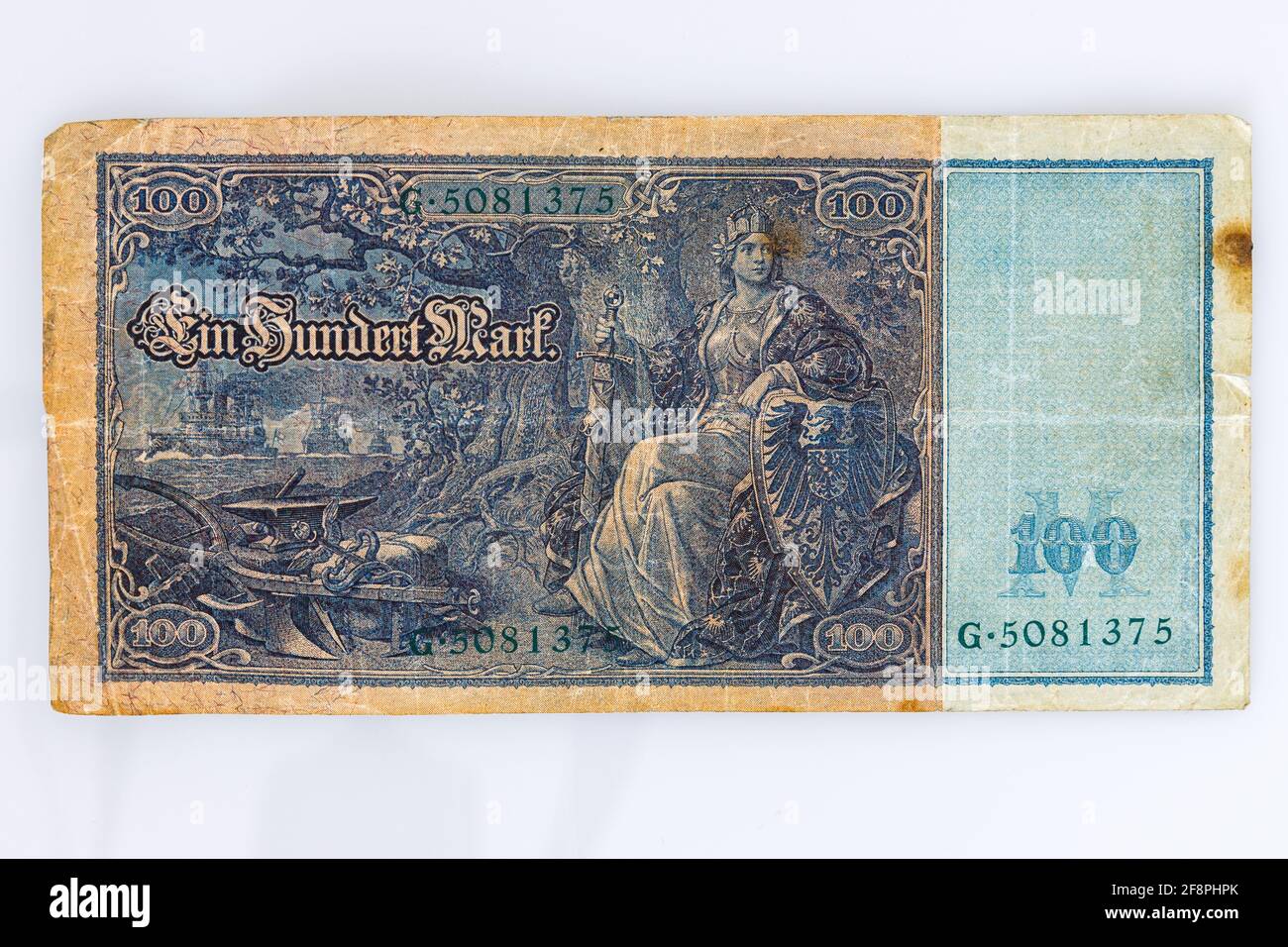 Denaro storico dell'Impero tedesco Foto Stock