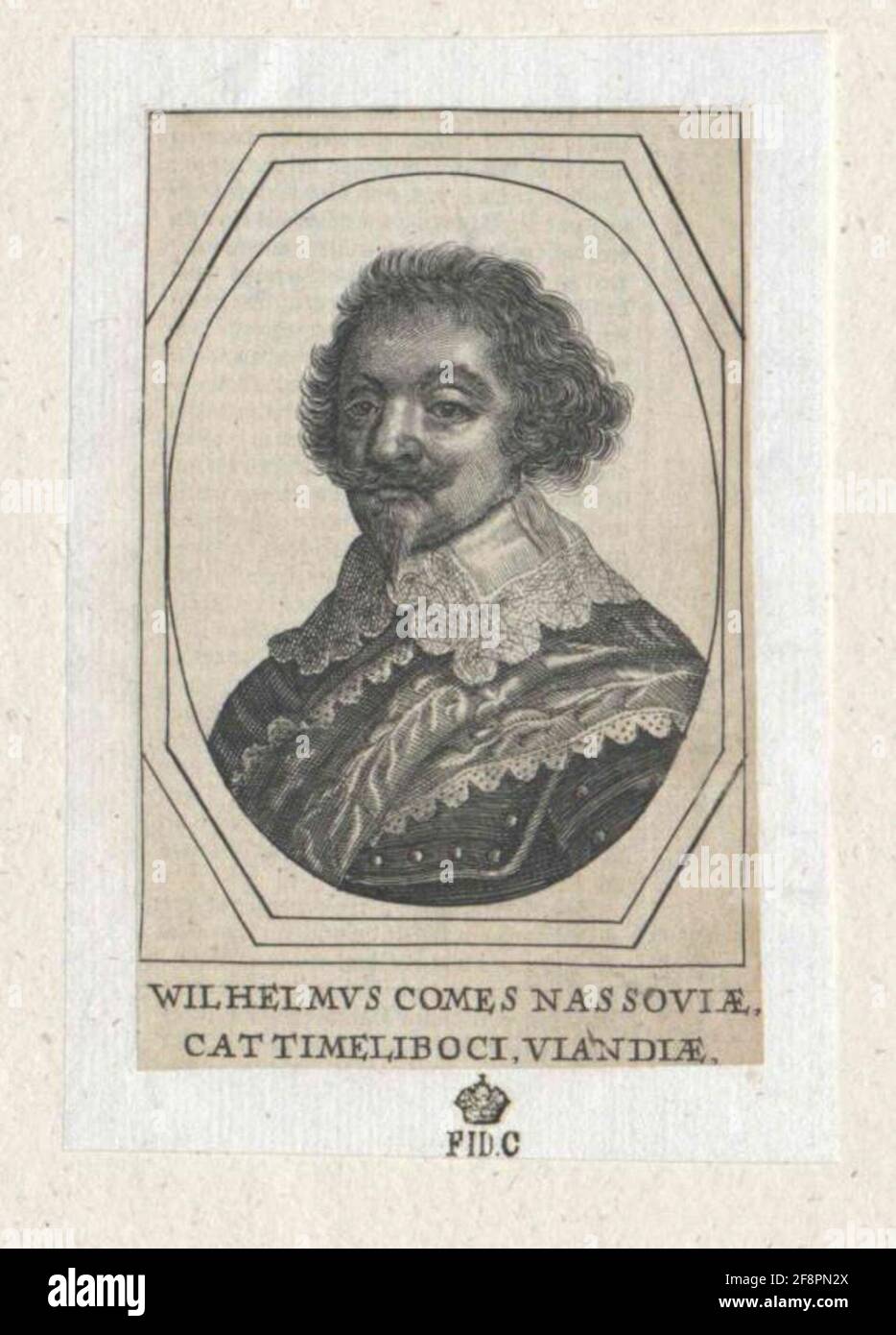 Guglielmo, Conte di Nassau-Siegen 1626/1700 Foto Stock