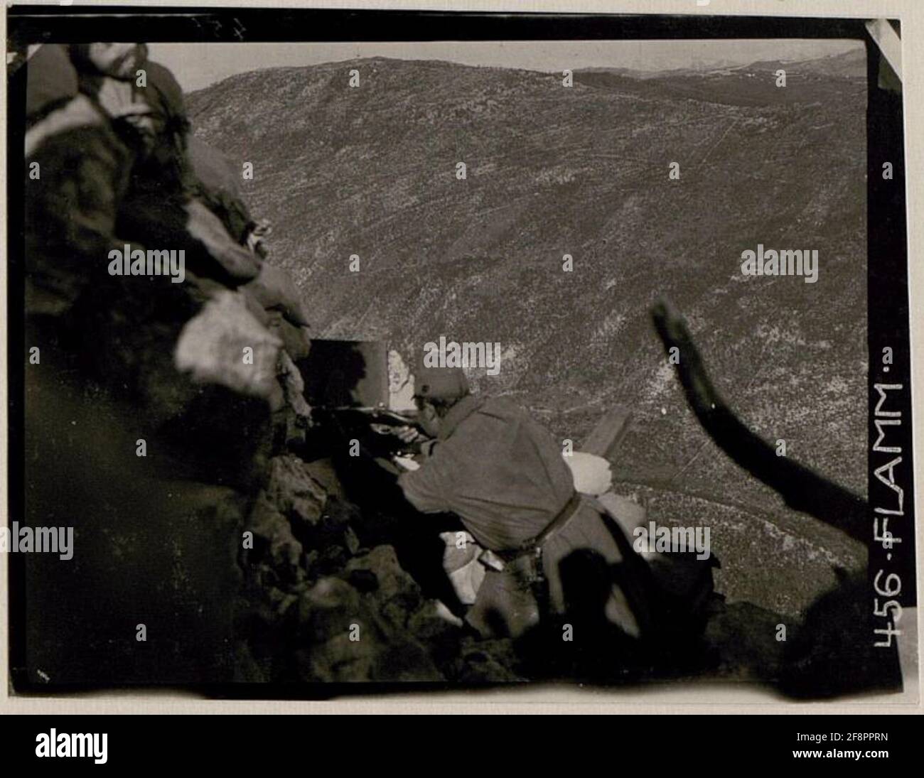 Posto al pettine di Monte Sabotino 'strano'. . Foto Stock