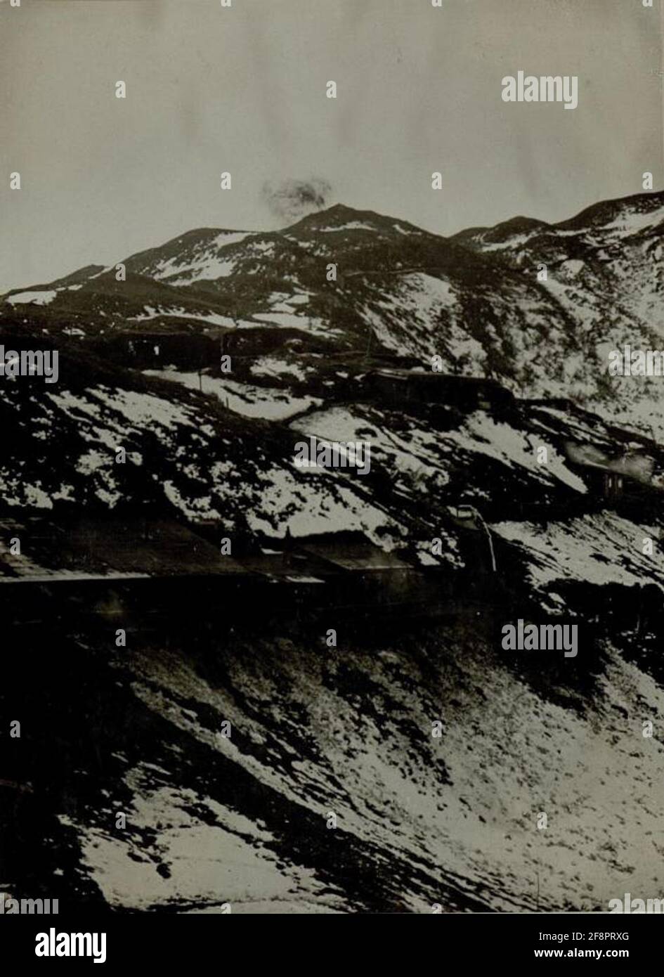 BATT.ration 1 / R.F.H.R. 94 Stpt: Art.Grup.KMDO.Berterjoch. Vista del sud. . Foto Stock