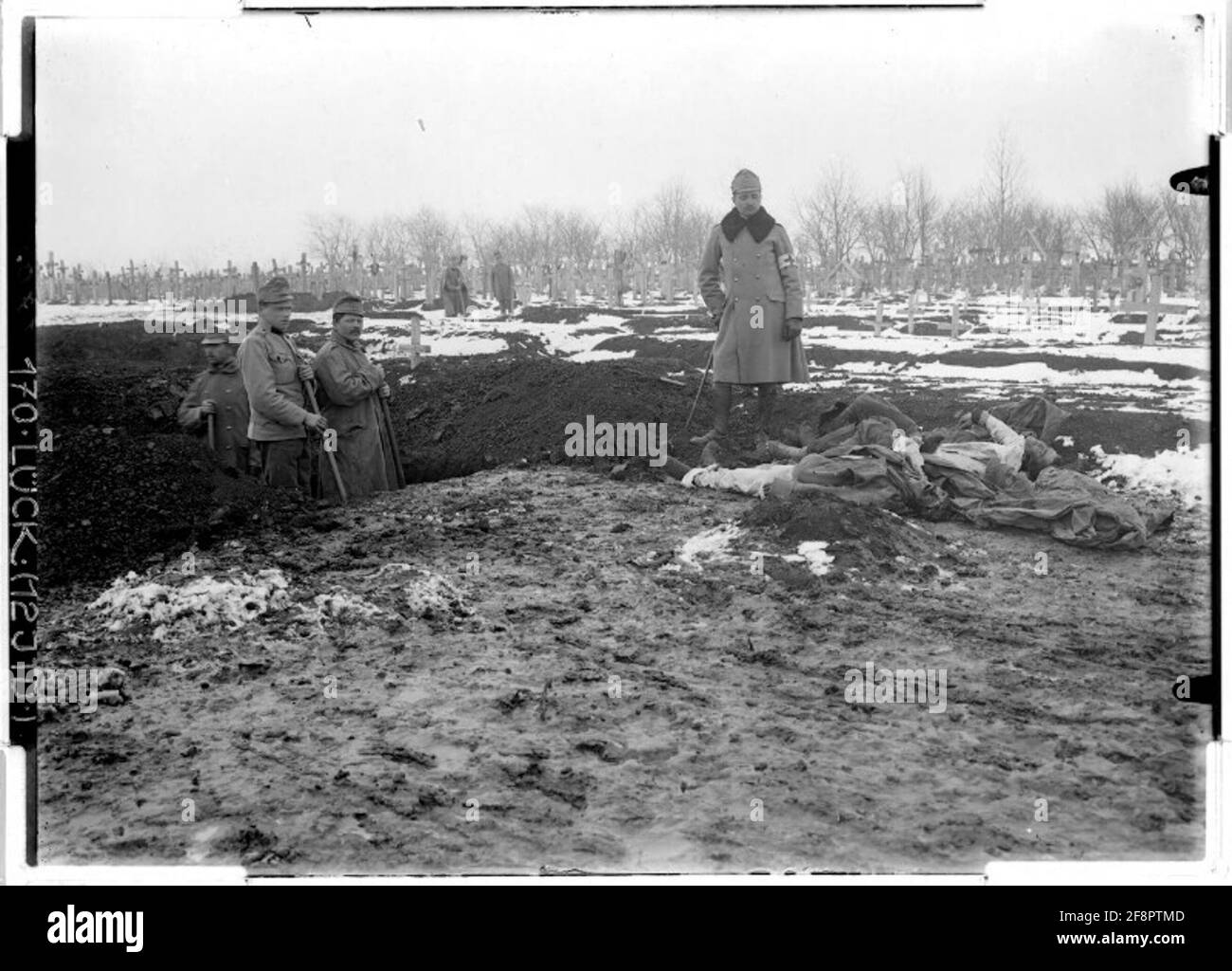 Cimitero di Mahala Bukovina. Foto Stock