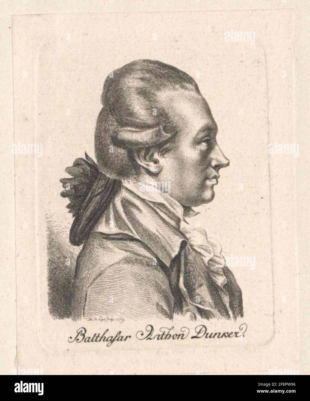 Dunker, Balthasar Anton. Foto Stock