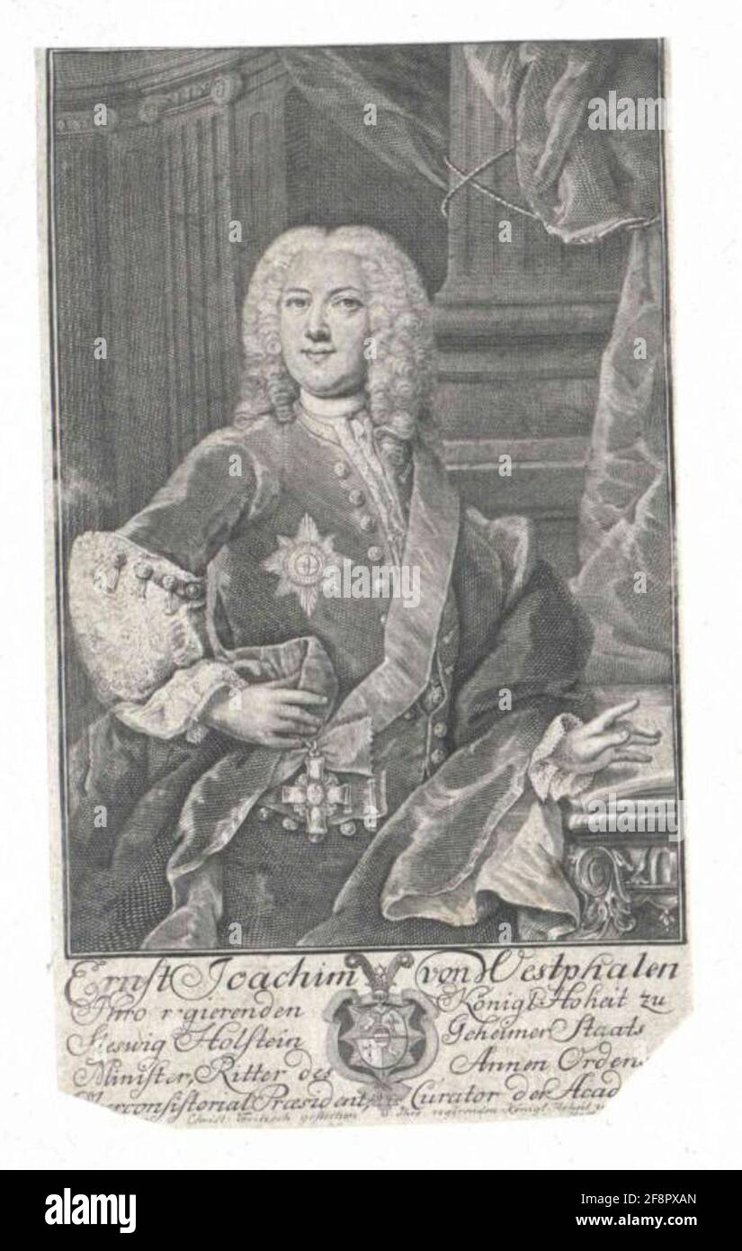 Westphalen, Ernst Joachim von. Foto Stock