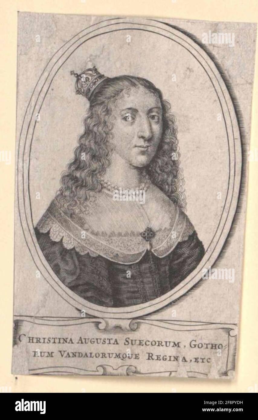 Christine, Regina di Svezia 1655/1715 Foto Stock