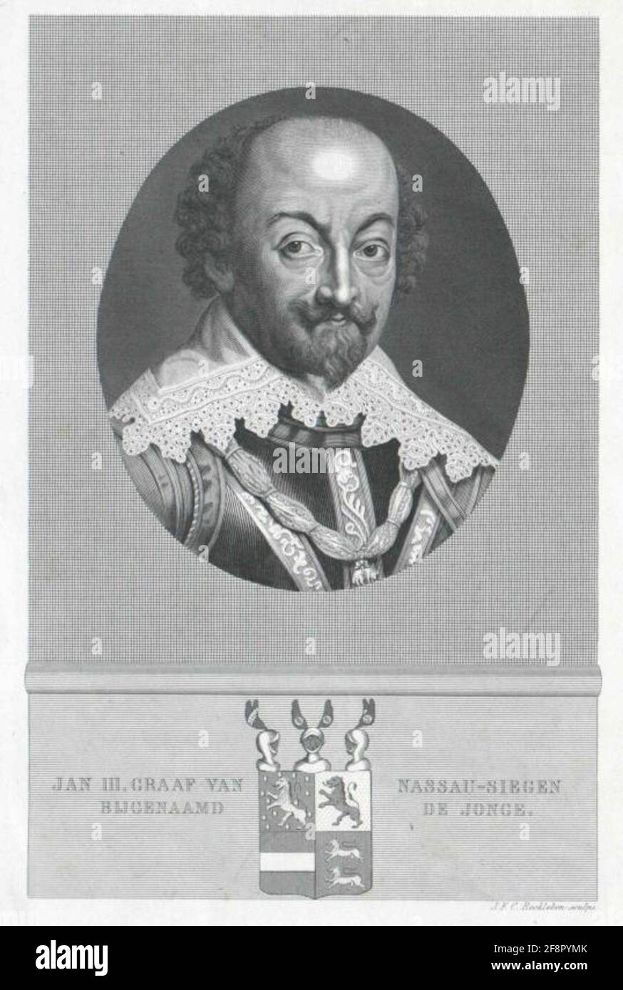 Johann VIII, il giovane conte di Nassau-Siegen. Foto Stock
