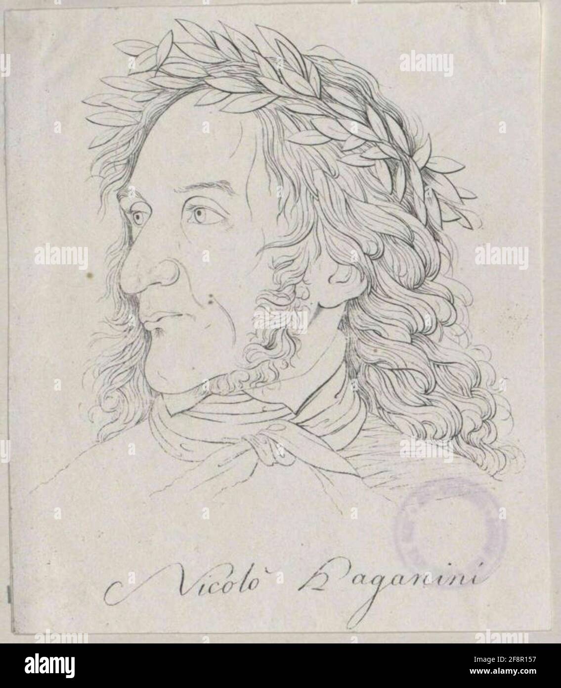 Paganini, Niccolò. Foto Stock