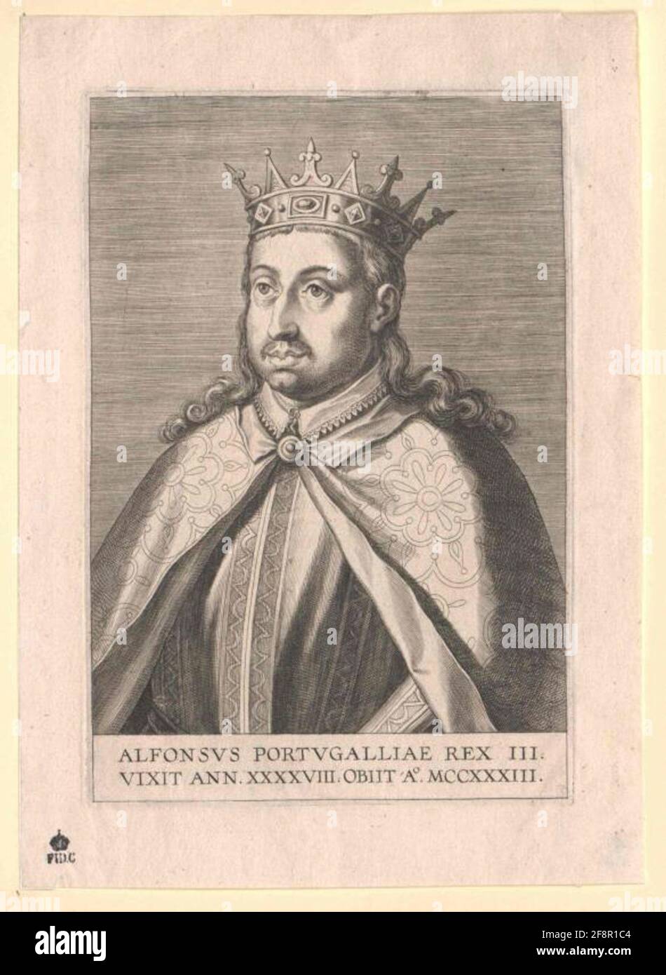 Alfons II, re del Portogallo. Foto Stock