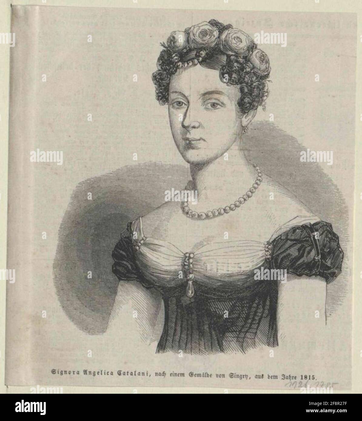 Catalani, Angelica. Foto Stock