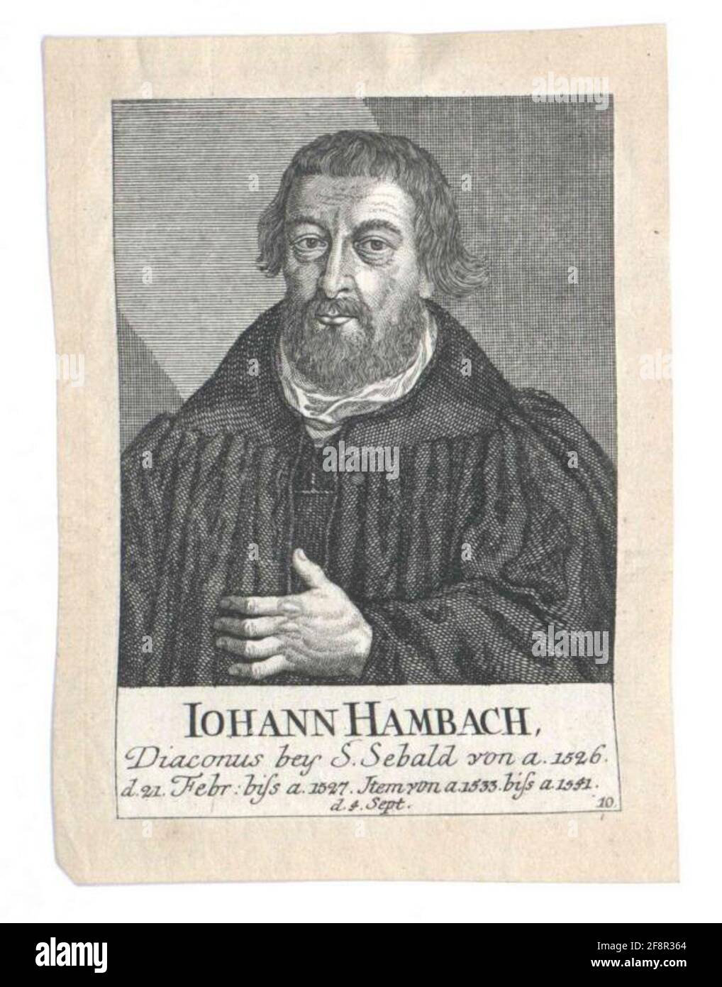 Hambach, Johann. Foto Stock