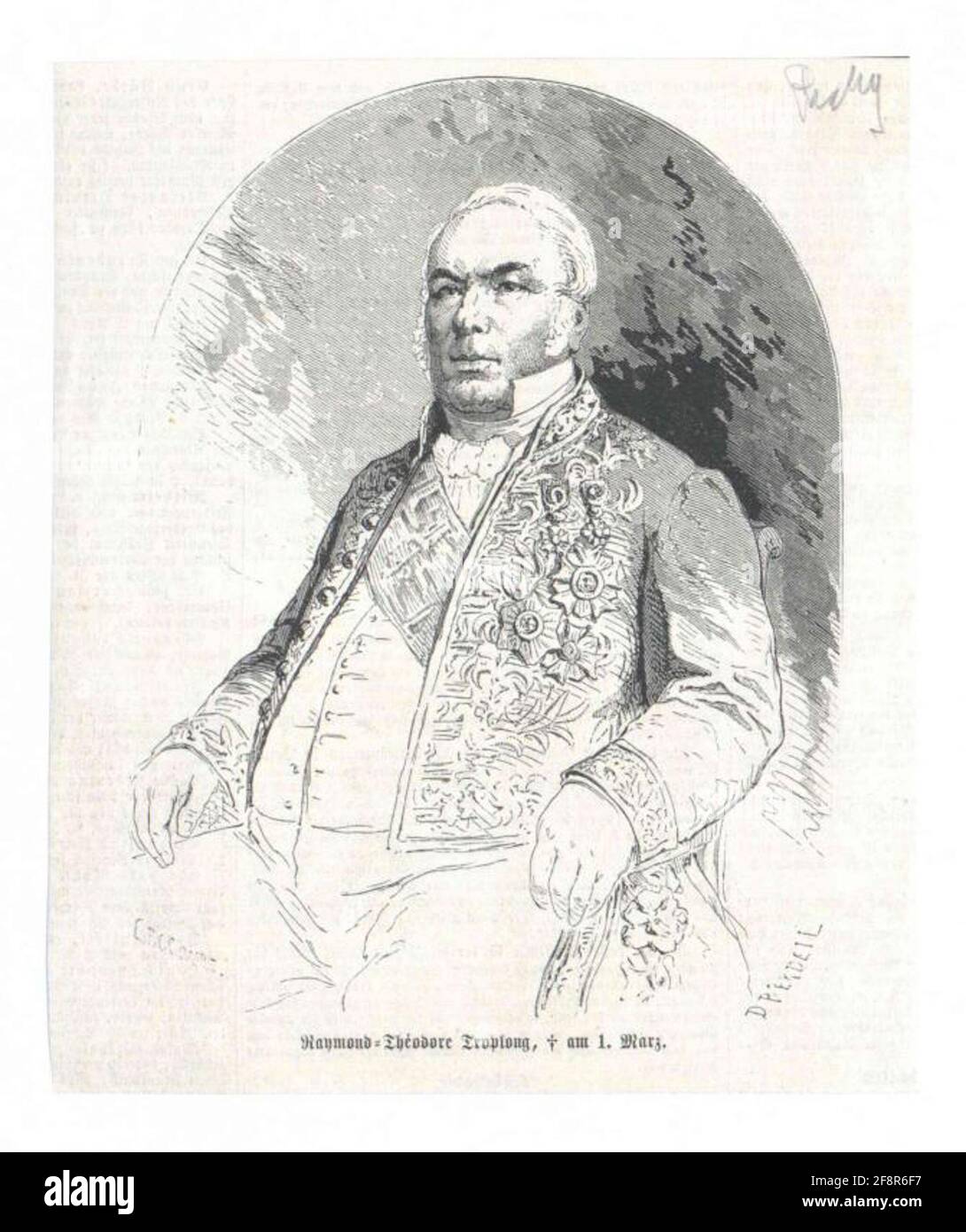 Troplong, Raymond Theodore. Foto Stock