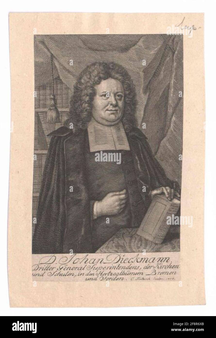Dieckmann, Johann. Foto Stock