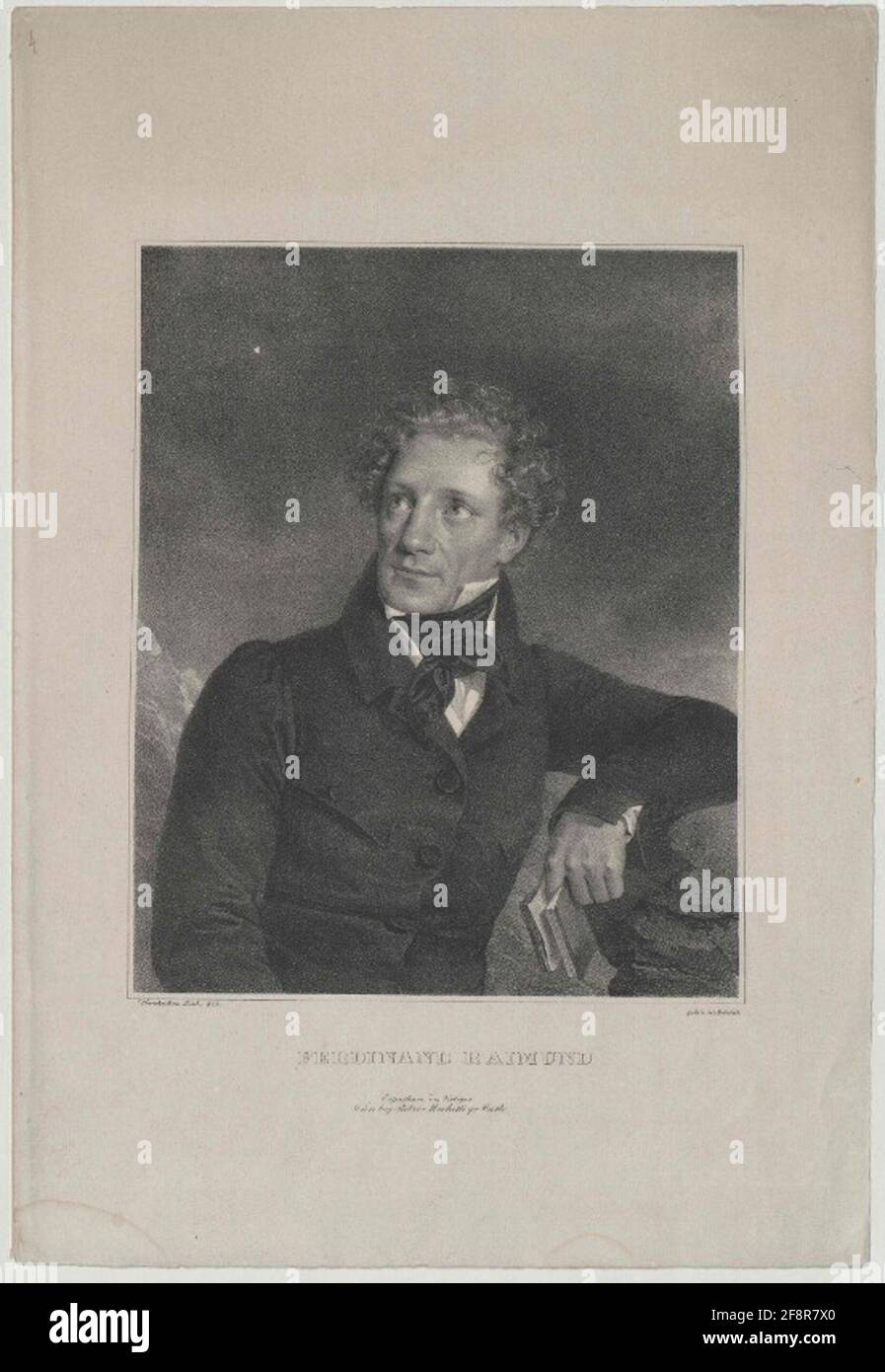 Raimund, Ferdinando. Foto Stock