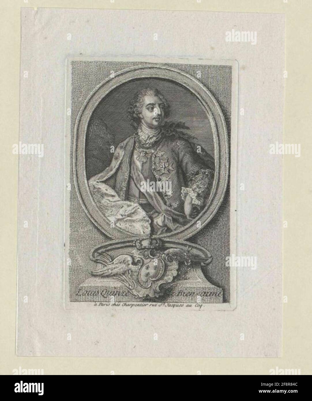 Ludwig XV, re di Francia. Foto Stock