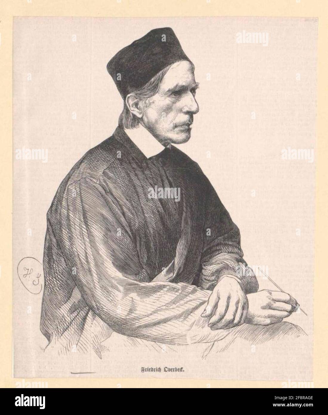 Overbeck, Friedrich. Foto Stock