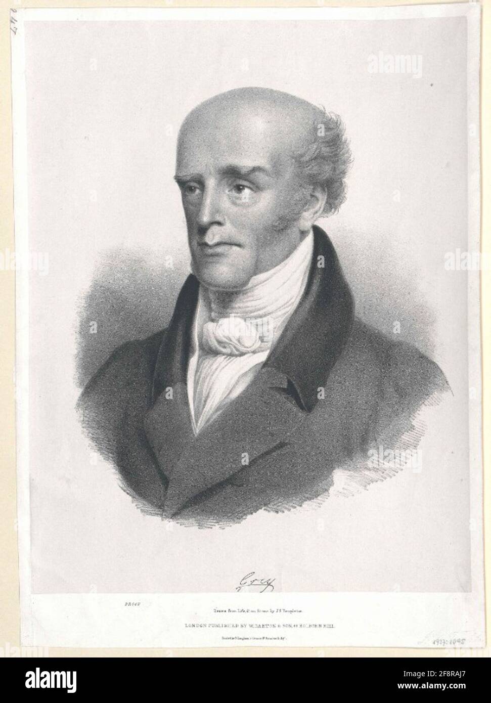 Grigio, 2. Earl Grey, Visconte Howick, Charles . Foto Stock