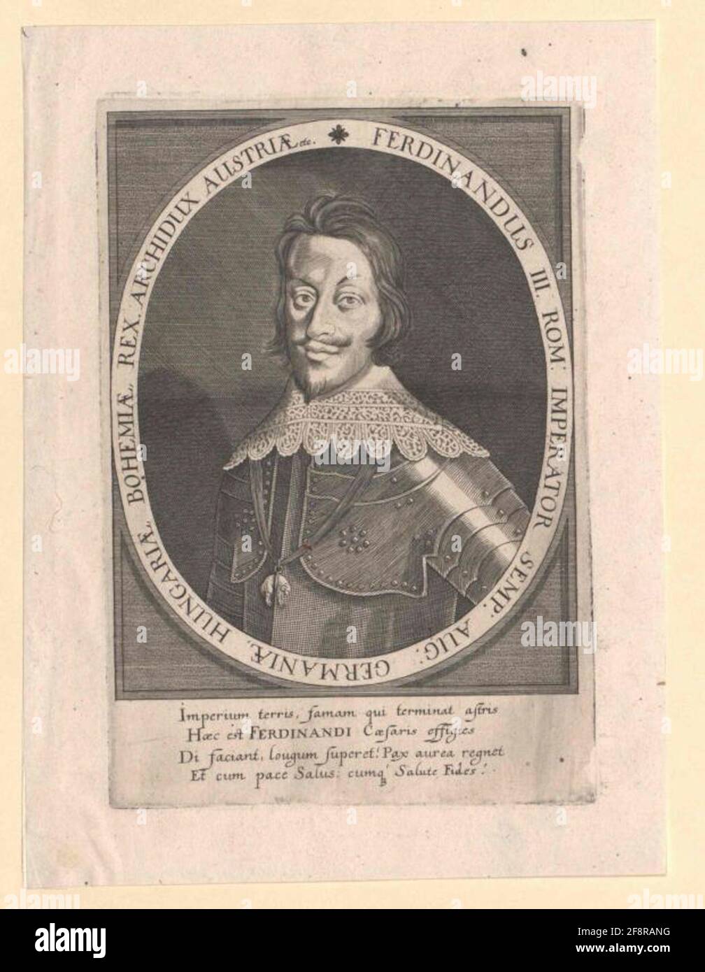 Ferdinand III, imperatore romano-tedesco Editore: Schönwetter, Johann Gottfriedverlagsort: Francoforte sul meno Foto Stock