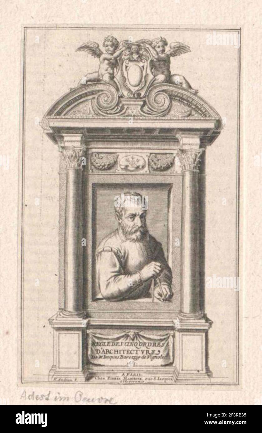 Vignola, Giacomo da. Foto Stock