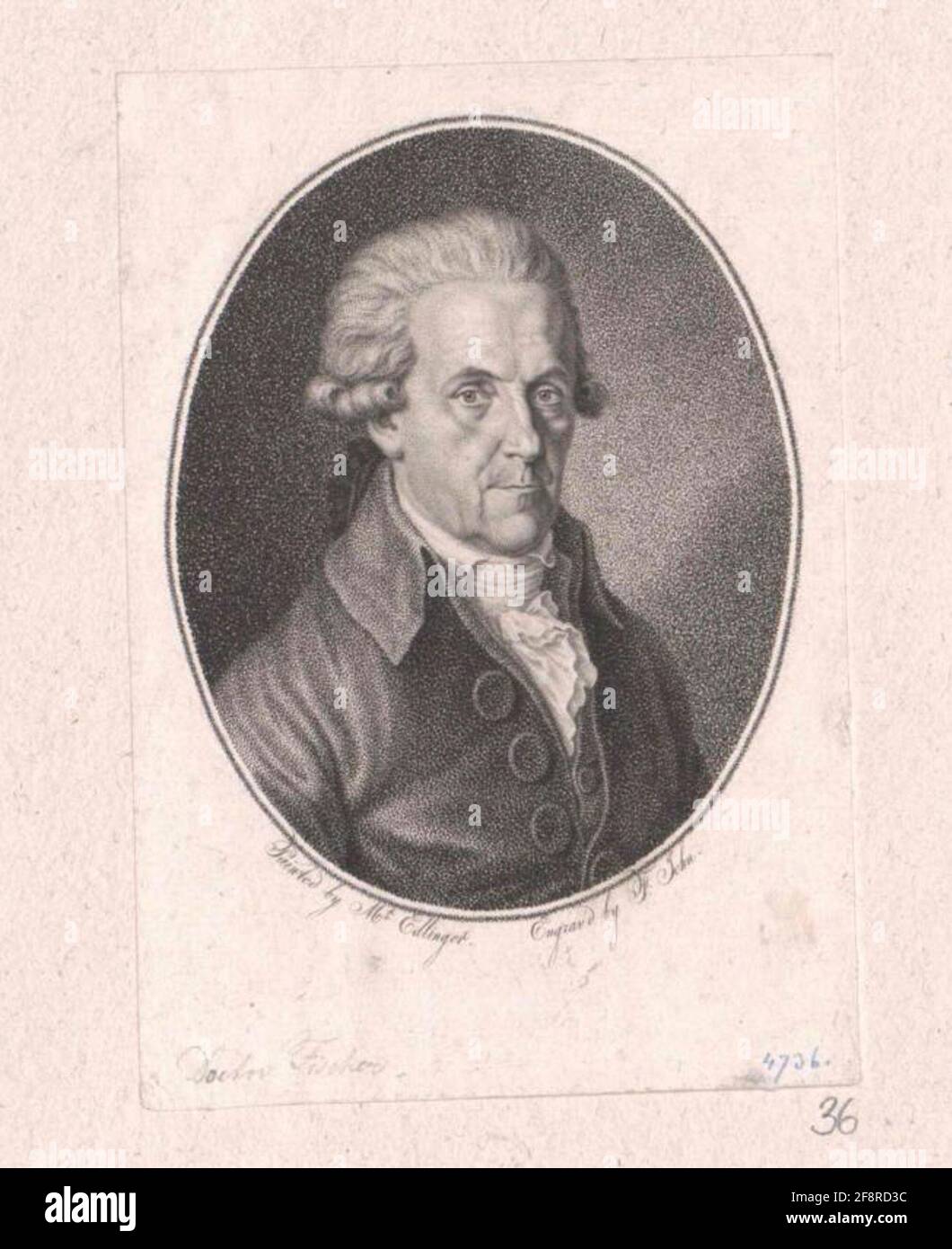 Fischer, Johann Nepomuk. Foto Stock