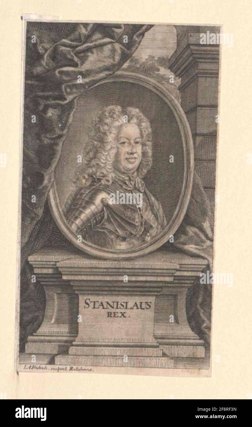 Stanislao i, re di Polonia. Foto Stock
