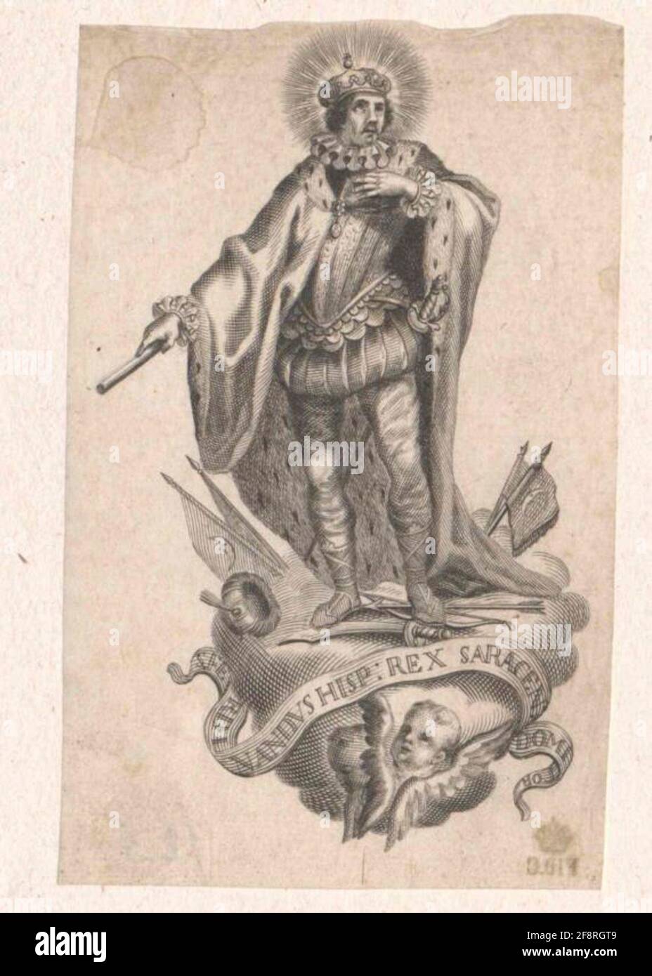 Ferdinando III, il Santo, Re di Castiglia e León. Foto Stock