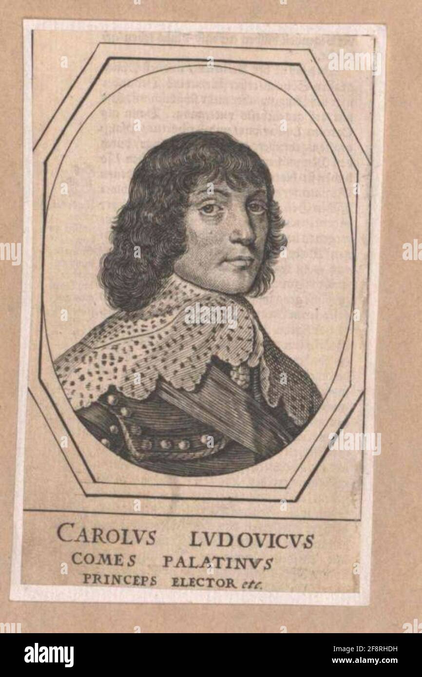 Carlo I. Ludwig, Elettore del Palatinato 1648/1700 Foto Stock