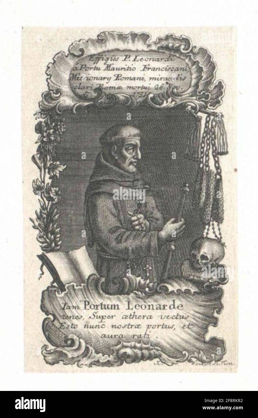 Leonardo di Porto Maurizio, santo. Foto Stock