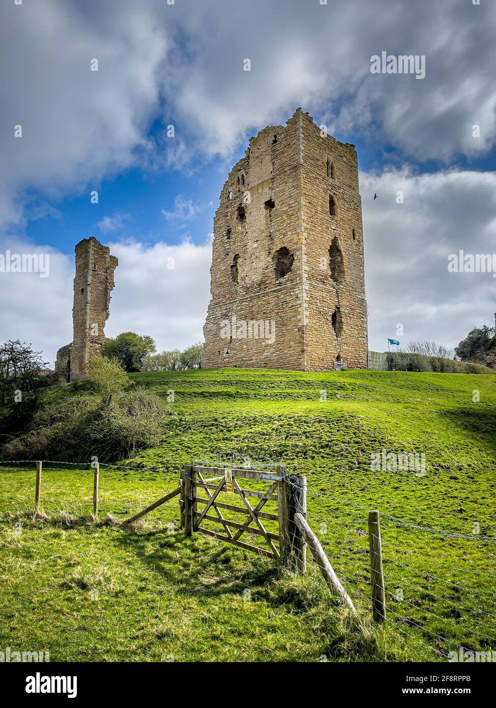 Sheriff Hutton Castle, Sherif Hutton, vicino York, Regno Unito. Foto Stock