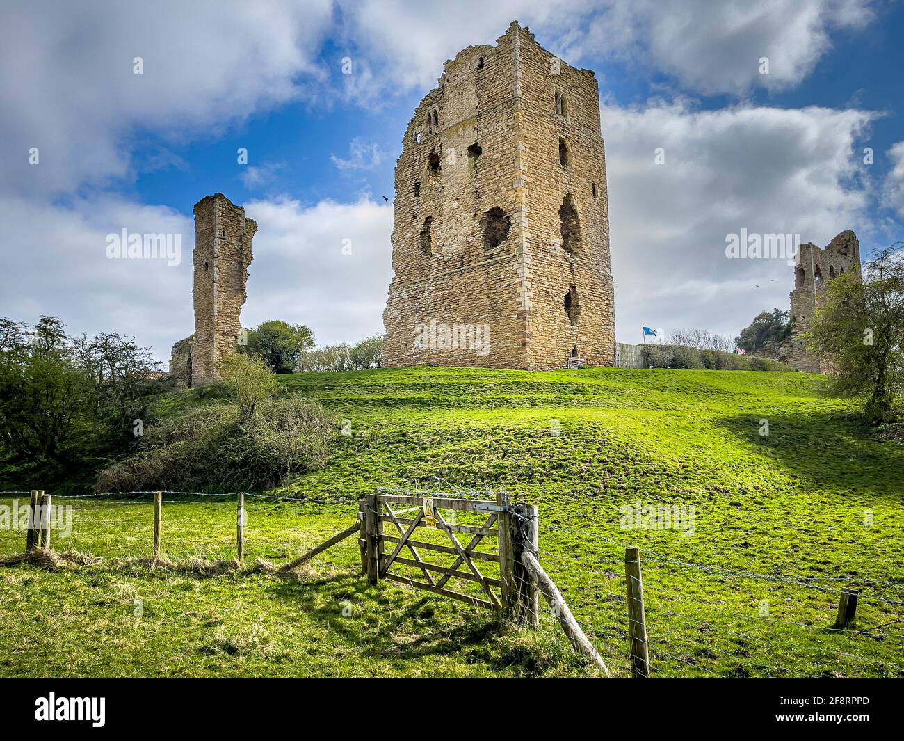 Sheriff Hutton Castle, Sherif Hutton, vicino York, Regno Unito. Foto Stock