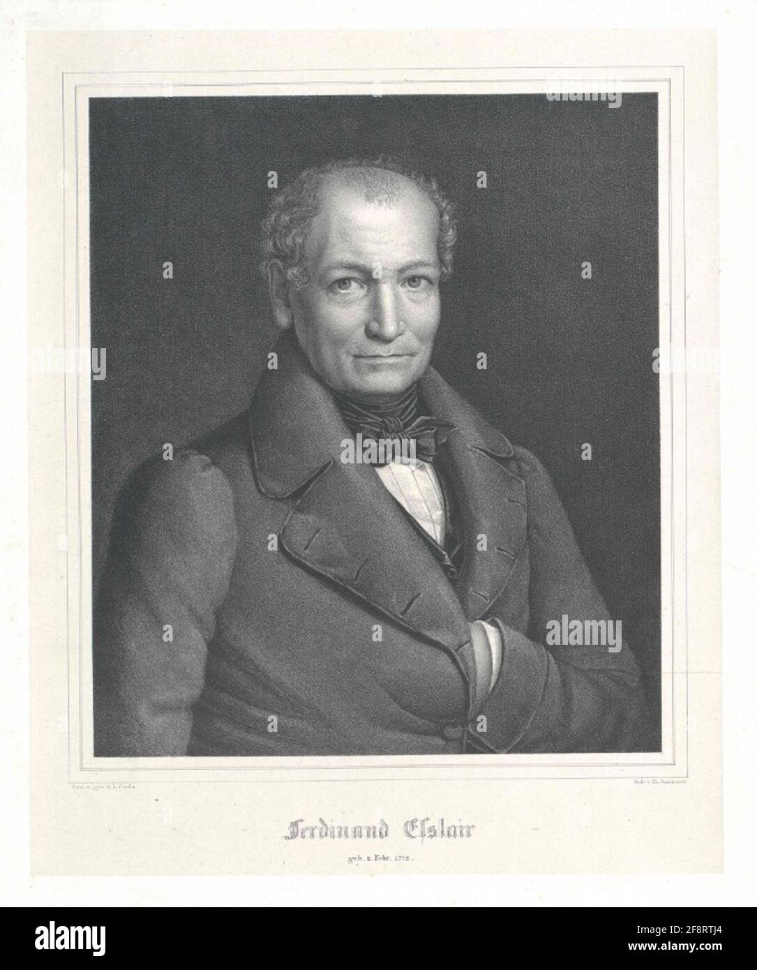 Eßlair, Ferdinand Johann Baptist . Foto Stock