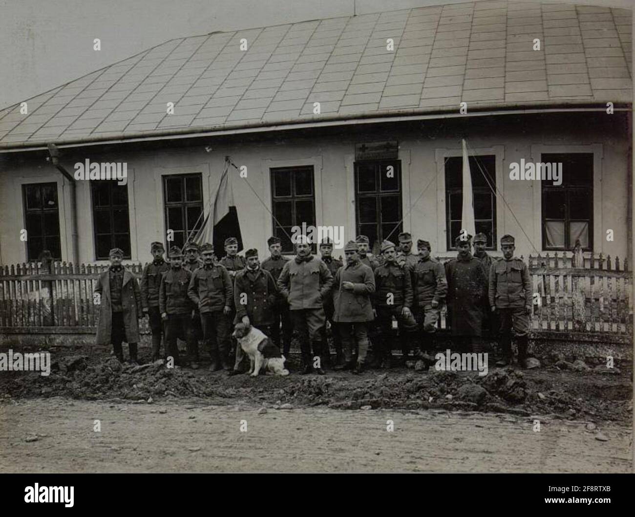 Fanteria Sanitätanstalt Nr.61 in Doroschoutz. Foto Stock