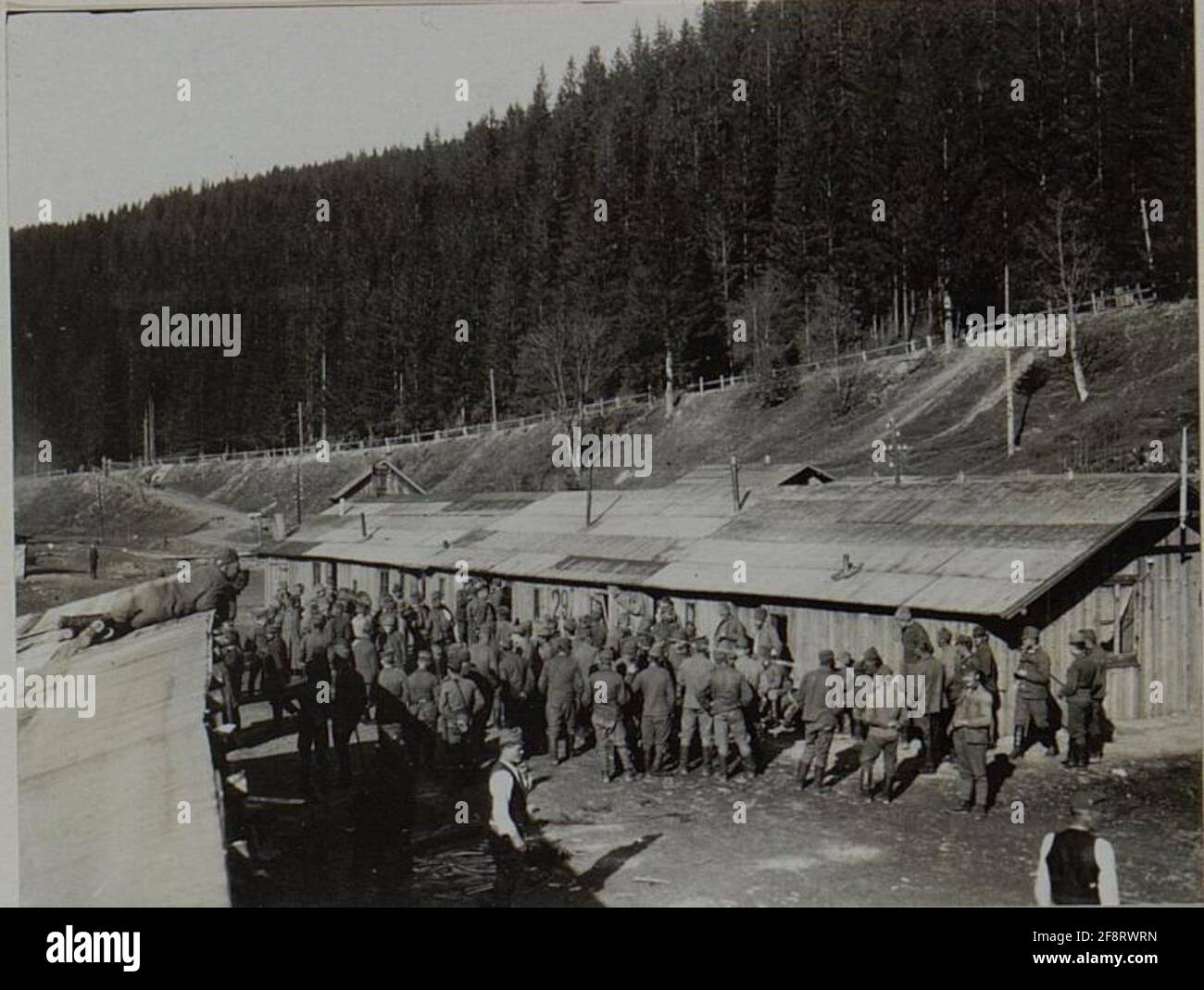 Prigionieri di guerra russi. Foto Stock