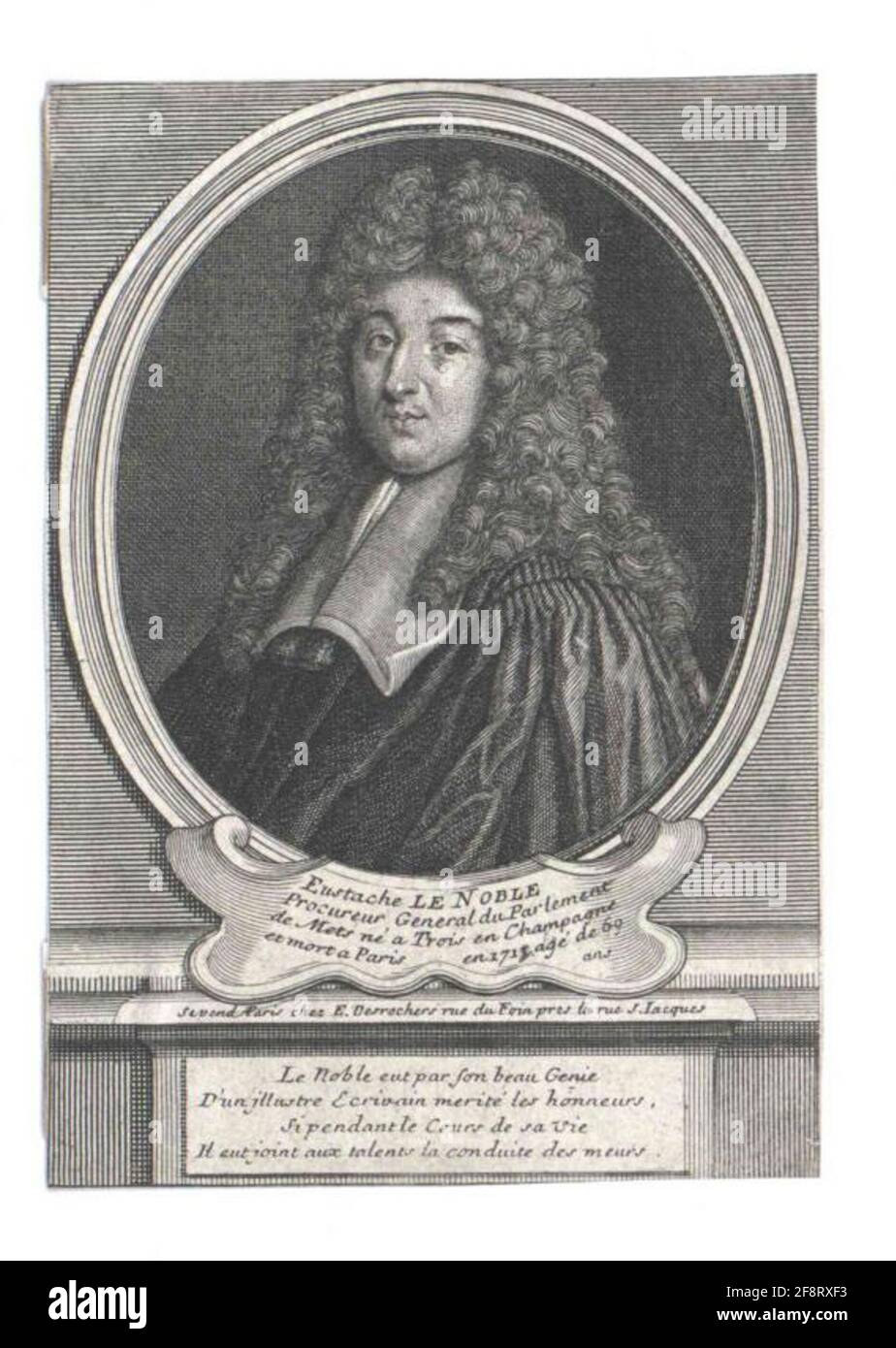 Il nobile, Eustache. Foto Stock