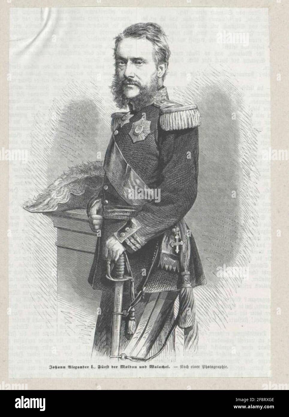 Alexander Johann i, principe di Romania. Foto Stock