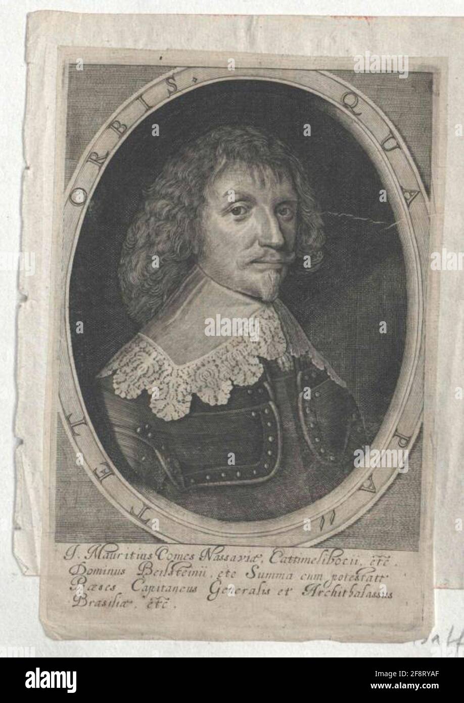 Johann Moritz, Principe di Nassau-Siegen Editore: Janssonius, Johannesverlagsort: Amsterdam Foto Stock