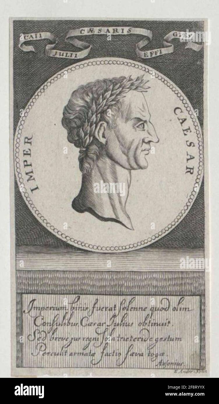 Caesar, Gaius Julius artista sconosciuto datazione: 1601/1800 Foto Stock