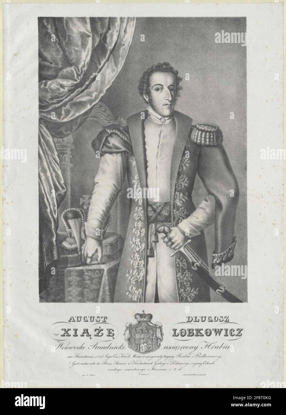 Lobkowitz, principe d'agosto. Foto Stock